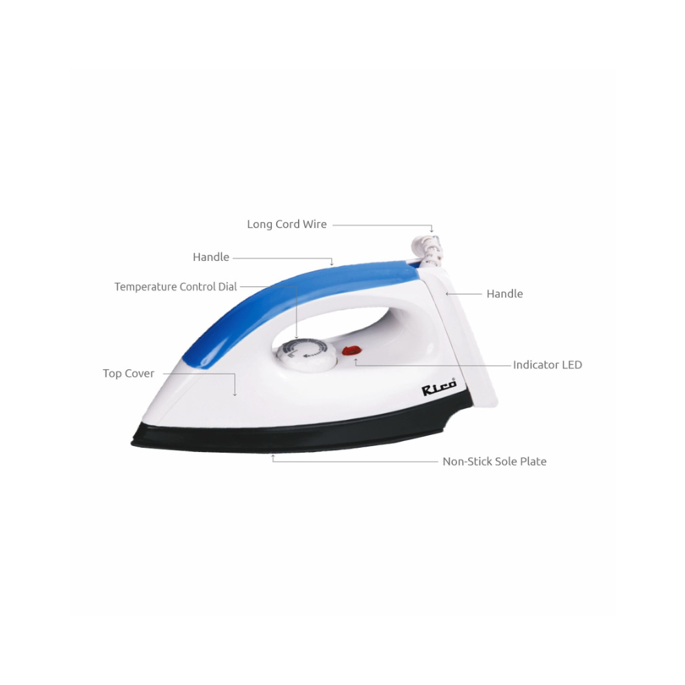 RICO AUTOMATIC IRON - LIGHT WEIGHT PLASTIC thumbnail 3