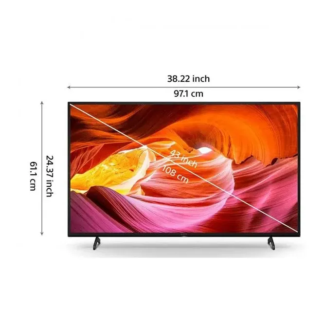 SONY 43 INCH 4K UHD HDR SMART GOOGLE TV - X75K thumbnail 2