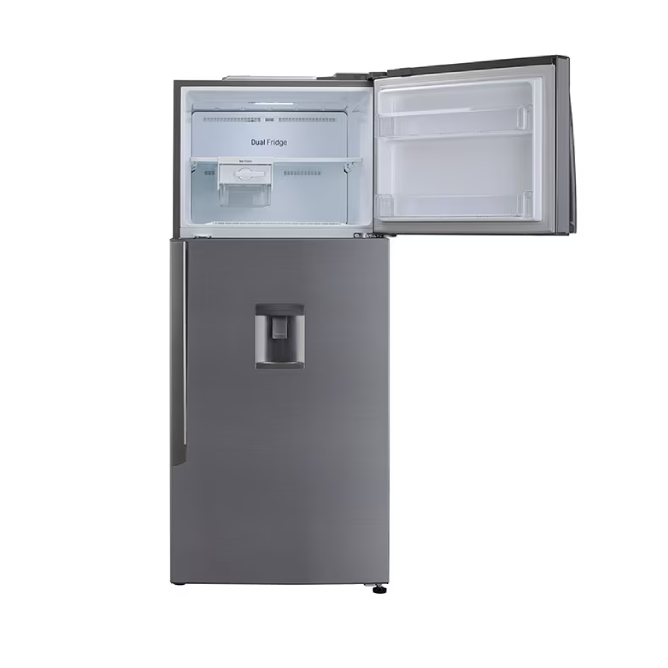 LG 471L FROST FREE DOUBLE DOOR REFRIGERATOR - SHINY STEEL thumbnail 2