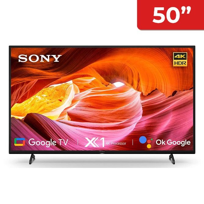 SONY 50 INCH X75K 4K UHD HDR GOOGLE TV thumbnail 3