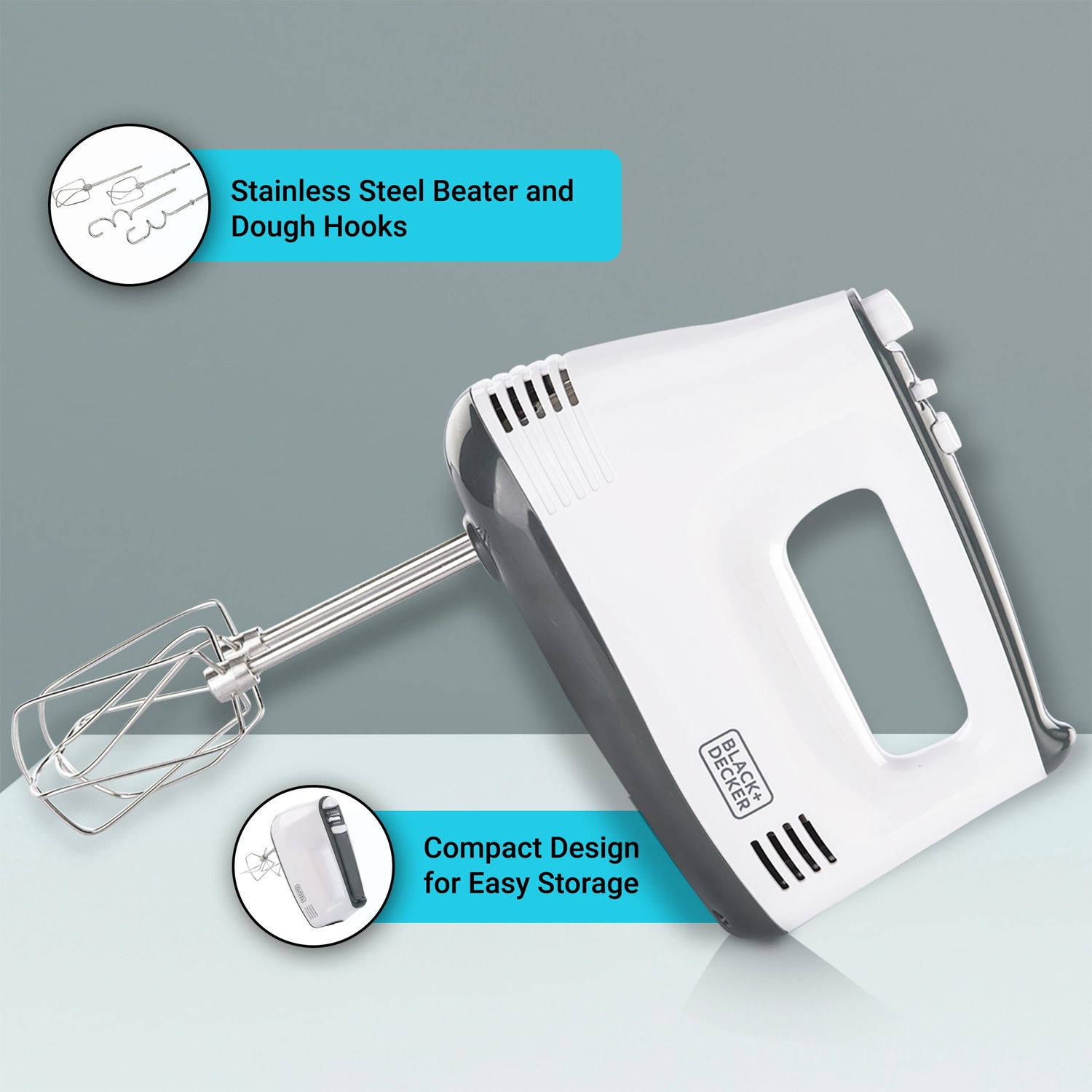 BLACK + DECKER 300W HAND MIXER  thumbnail 2