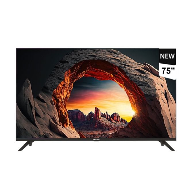 CHIGO 75 INCH QLED 4K UHD SMART FRAMELESS TV
