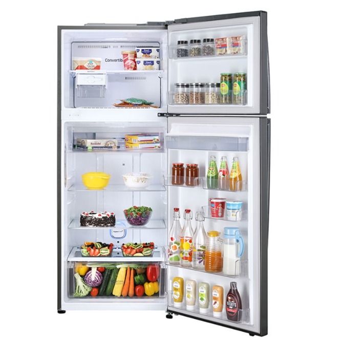 LG 471L FROST FREE DOUBLE DOOR REFRIGERATOR - SHINY STEEL thumbnail 3