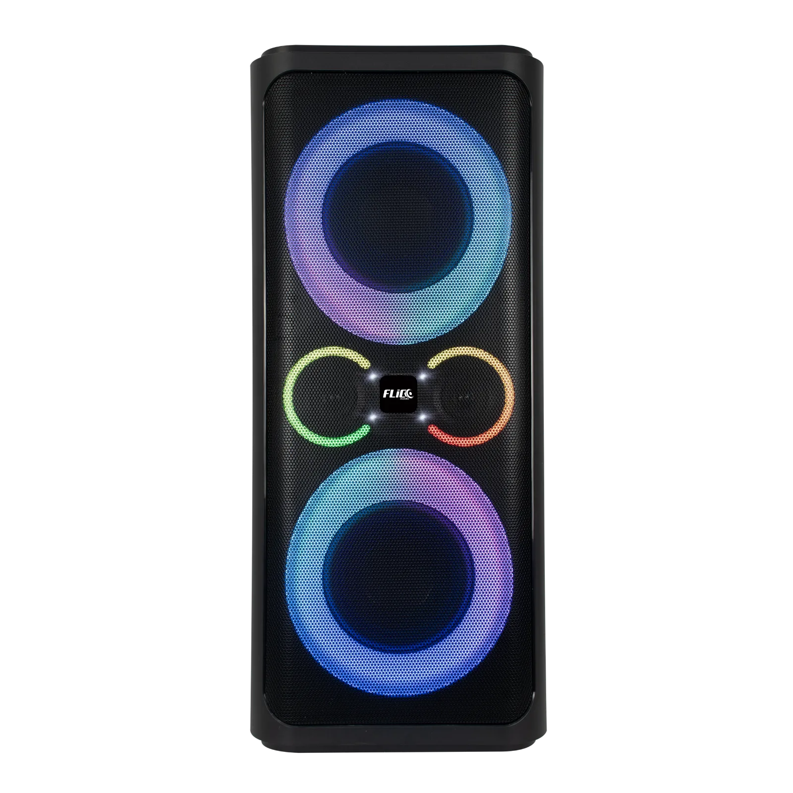 FLICO 2 ACTIVE 8INCH DUAL SPEAKER PORTABLE PARTY BOX 180W-BLACK thumbnail 3