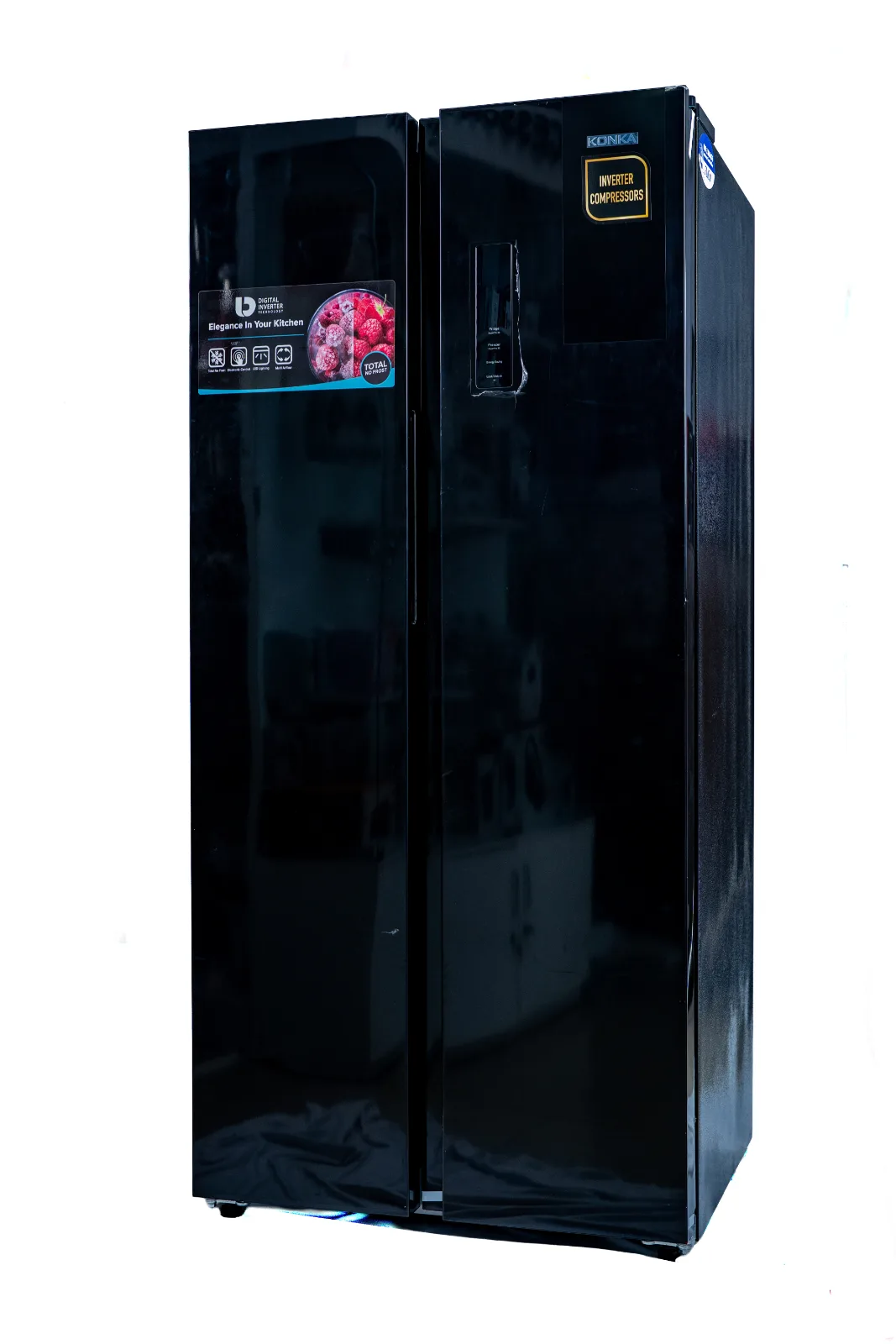 REFRIGERATOR SIDE BY SIDE - 452L-BLACK thumbnail 2