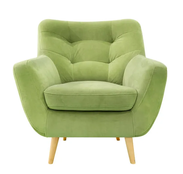 COMFORTABLE  GREEN  CHAIR